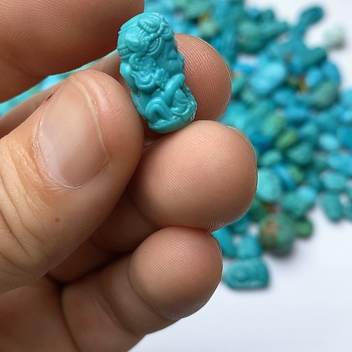 绿松石珠宝奇石未镶嵌