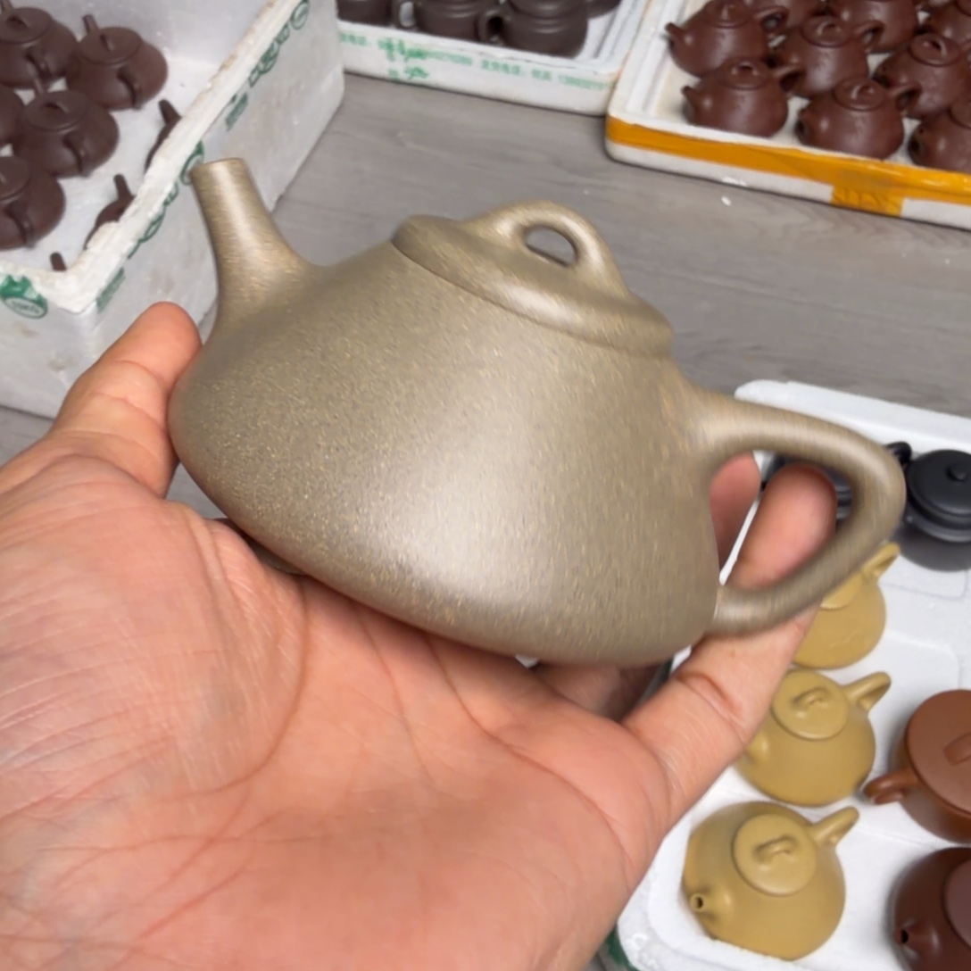 公道杯紫砂青段子冶