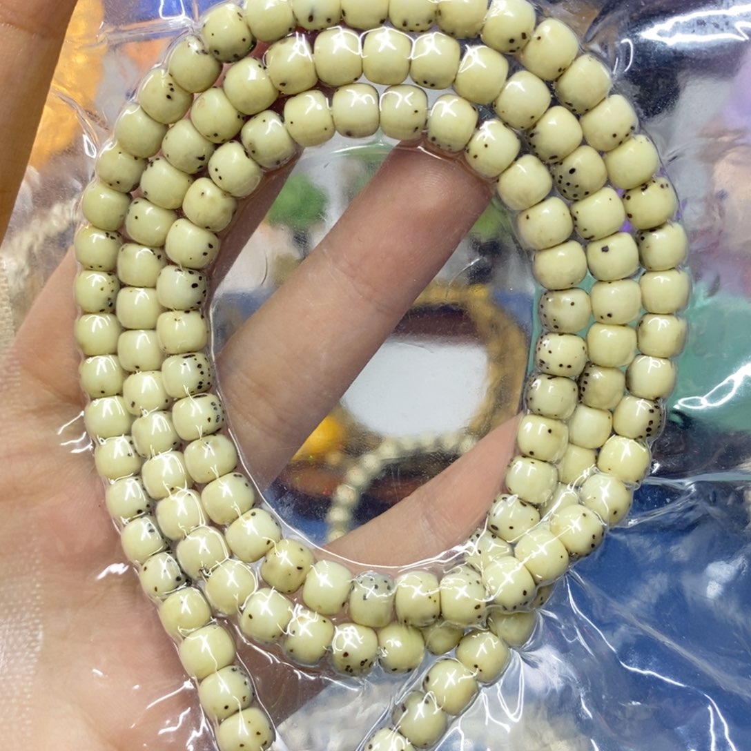 手串星月菩提石玉通体大留白108