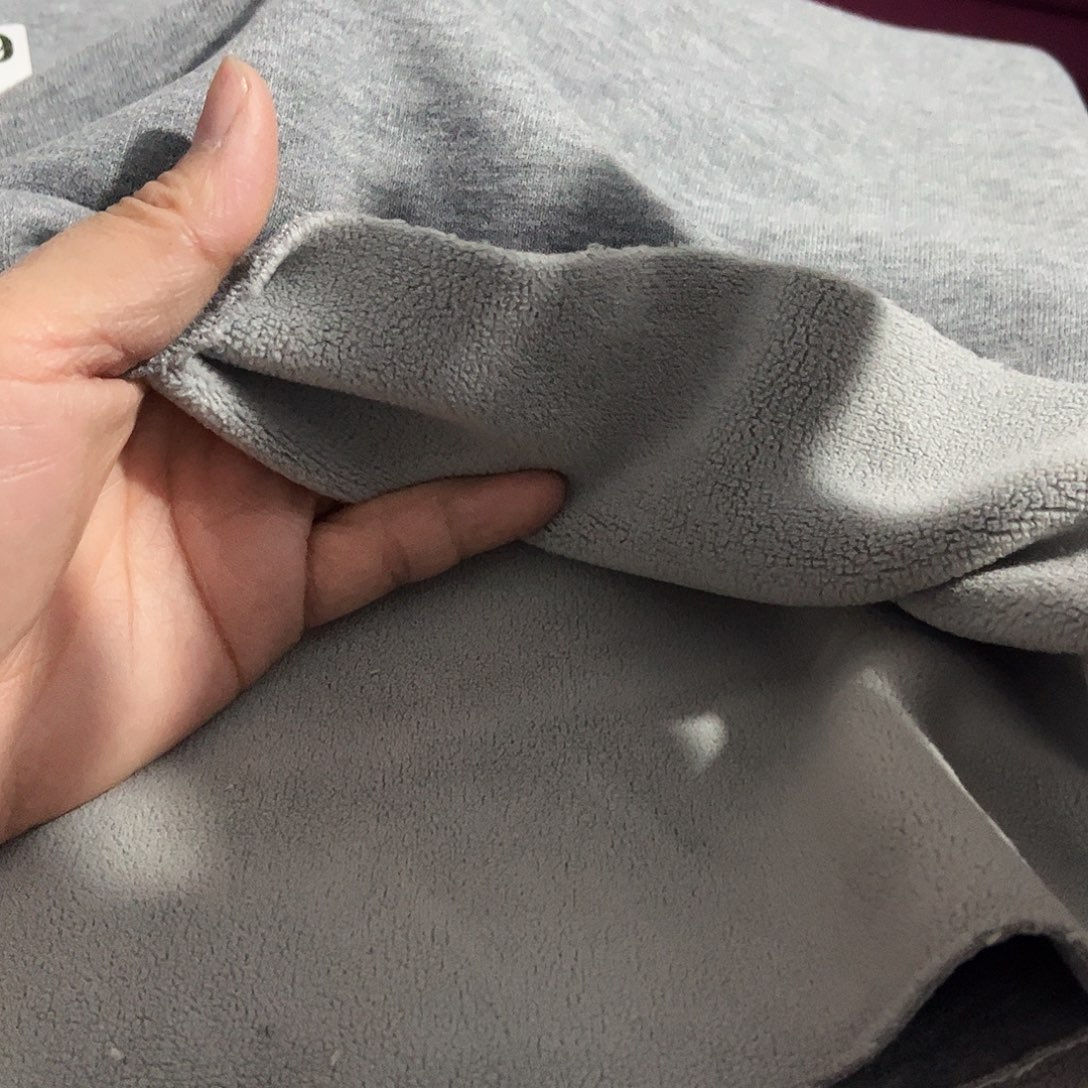 *****花灰色奥利绒1米长带螺纹