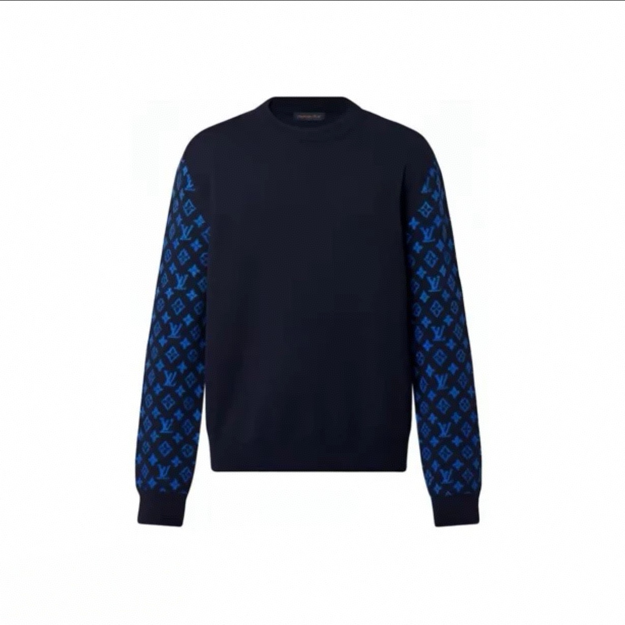 99新 LouisVuitton/路易威登 拼接老花满印针织衫40888 