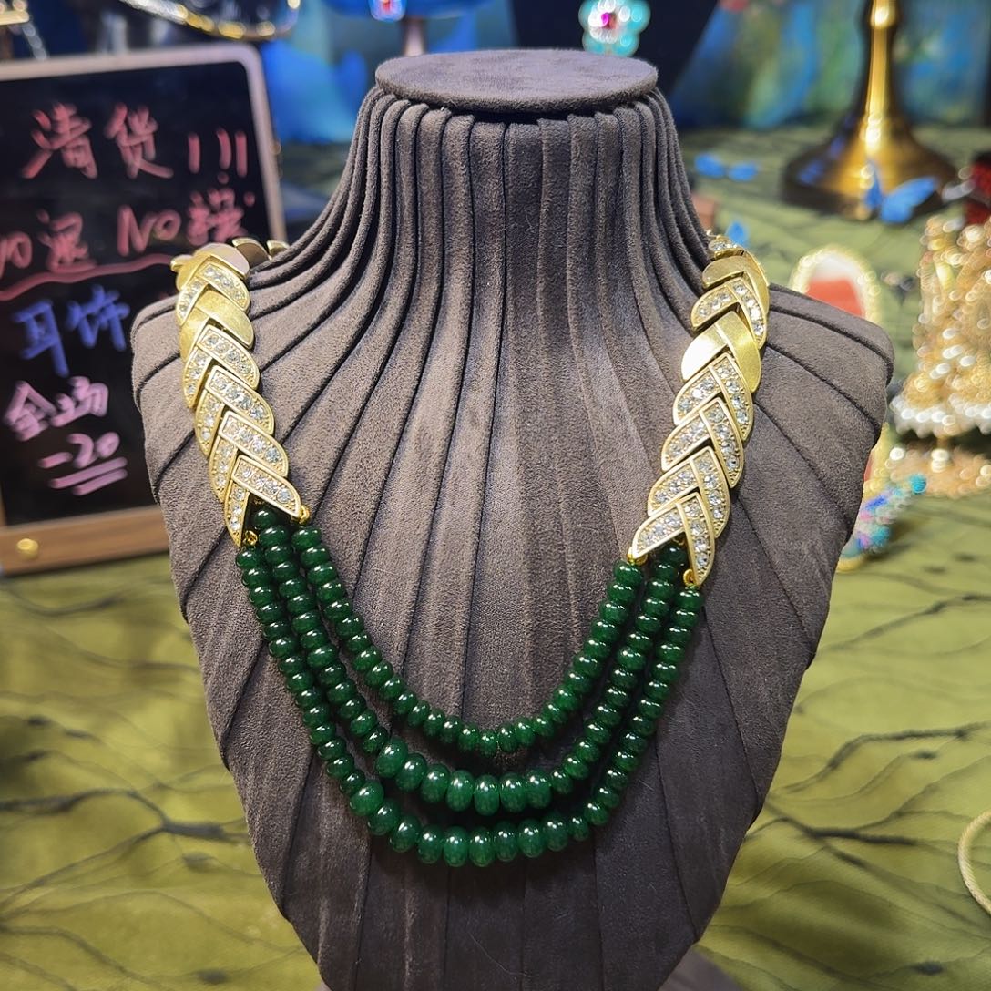 项链耳饰耳环项圈套装