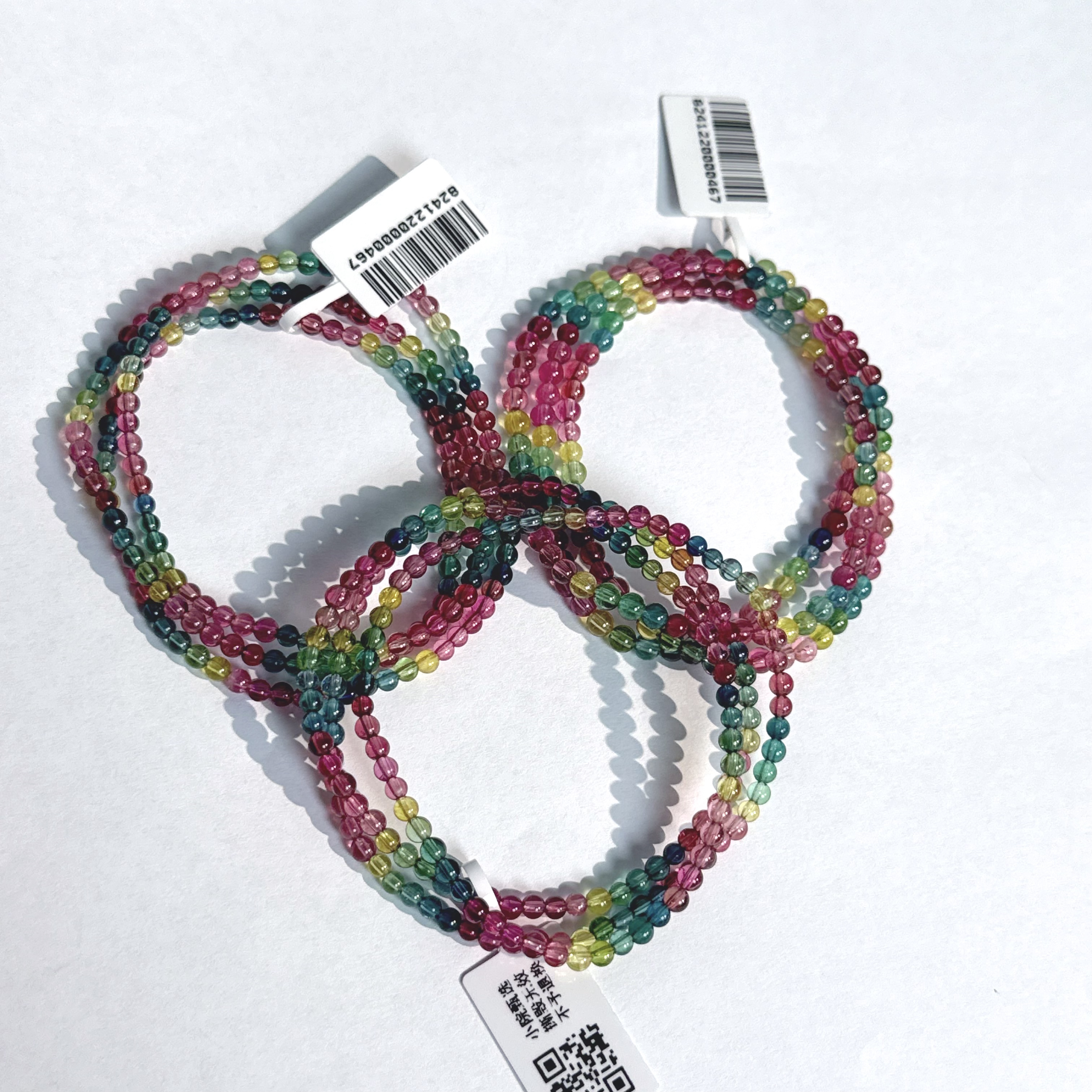 【小院甄选】碧玺手链三圈约3mm 多样性发一件 XY129