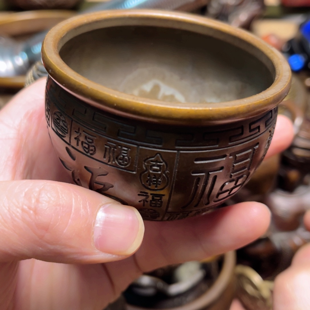 铜器摆件香炉摆件