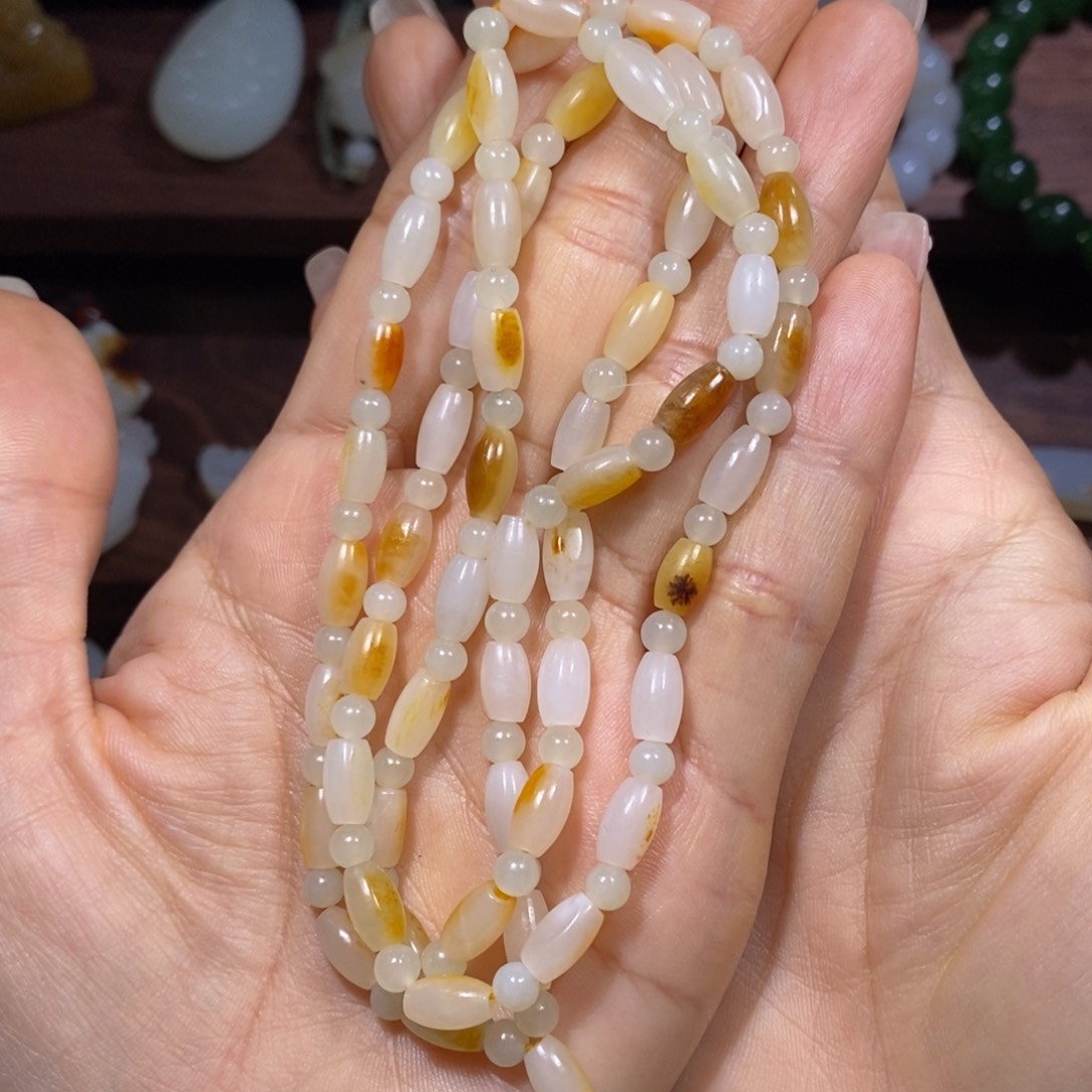 和田玉手链未镶嵌