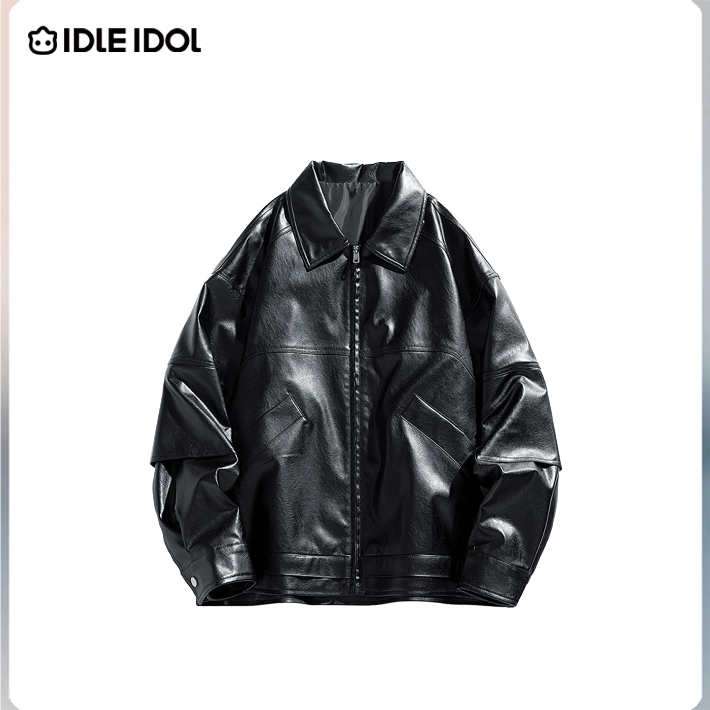 IDLE IDOL防风复古宽松秋冬季美式休闲男夹克上衣休闲情侣款夹克