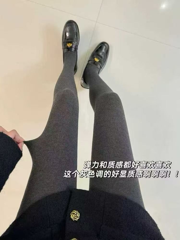 小薇家 【自发热230克】1135冬季必备百搭显瘦加绒瘦腿保暖打底裤