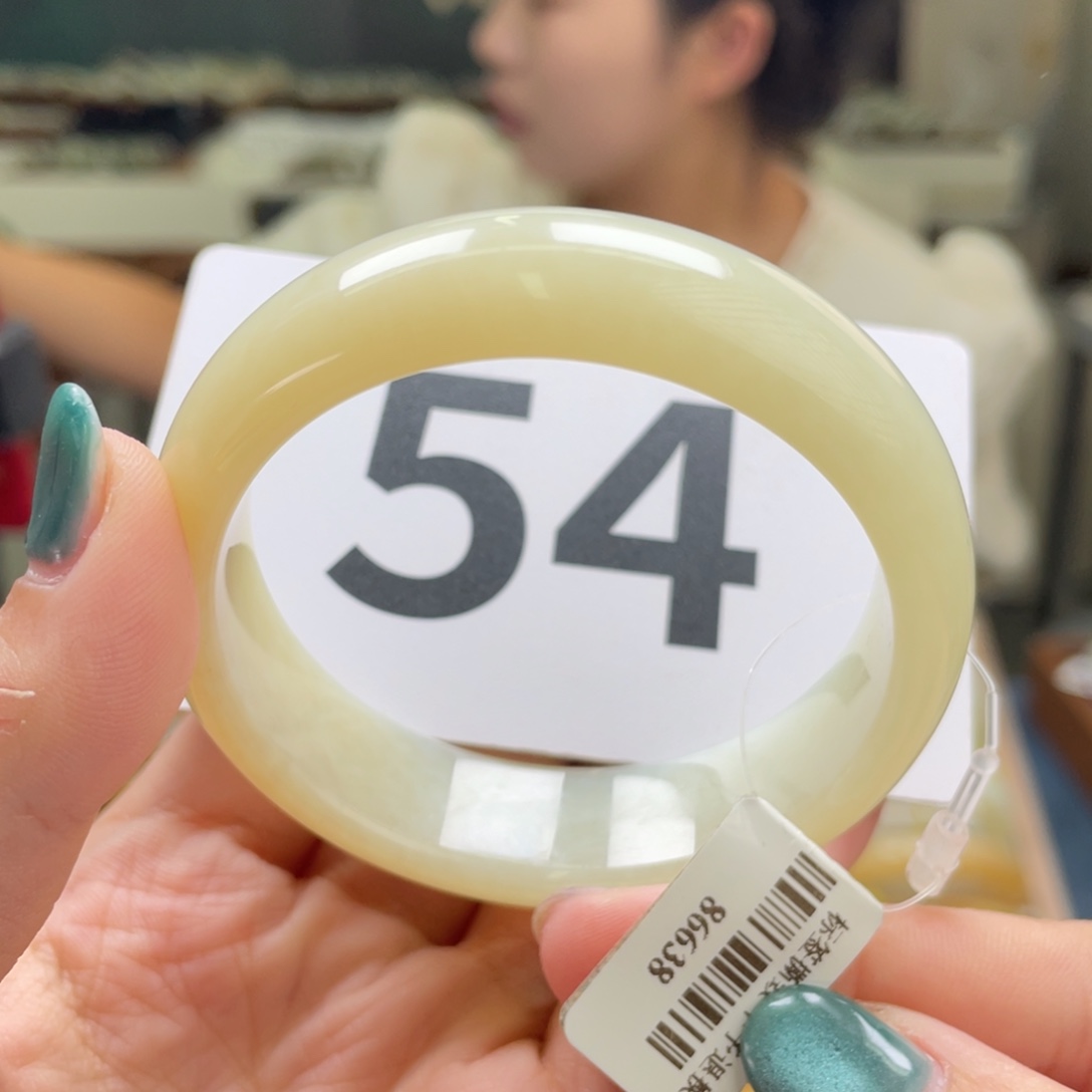 和田玉手镯未镶嵌@*