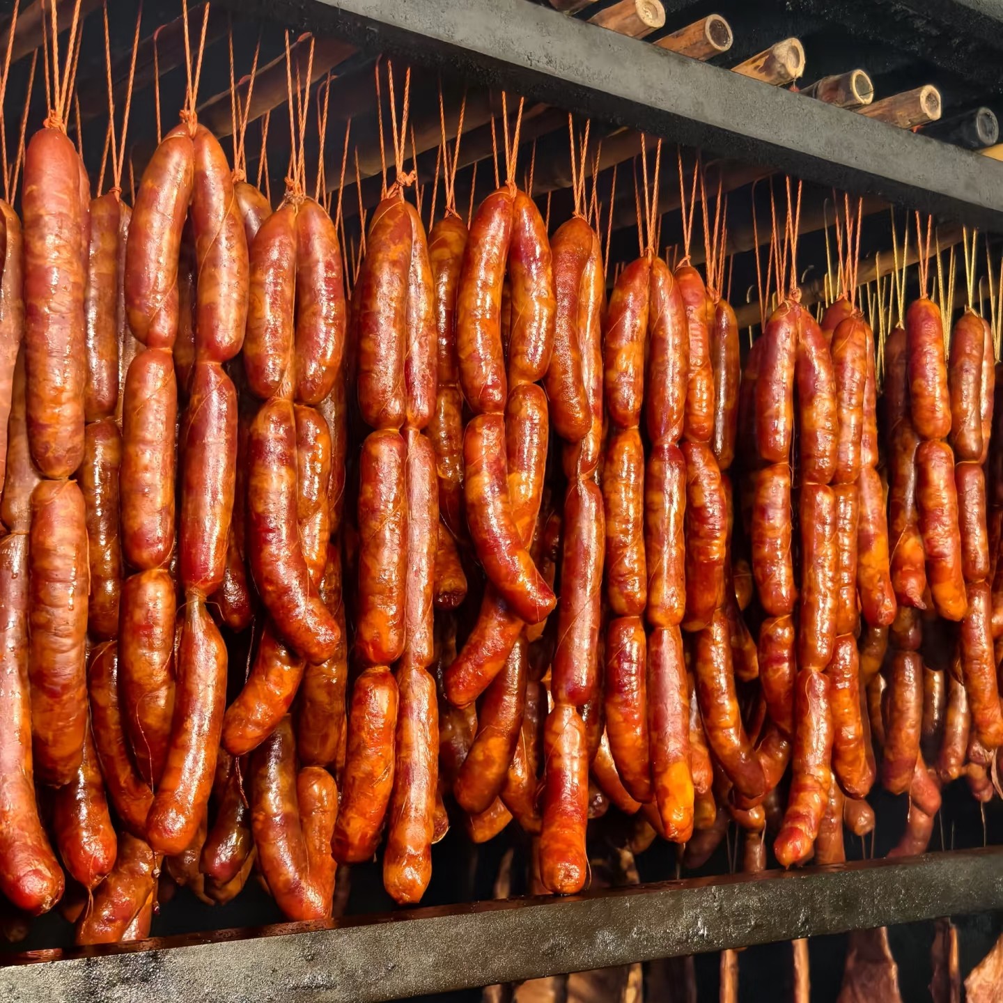 现灌鲜香肠 麻辣味香肠 约3斤（需晾晒）