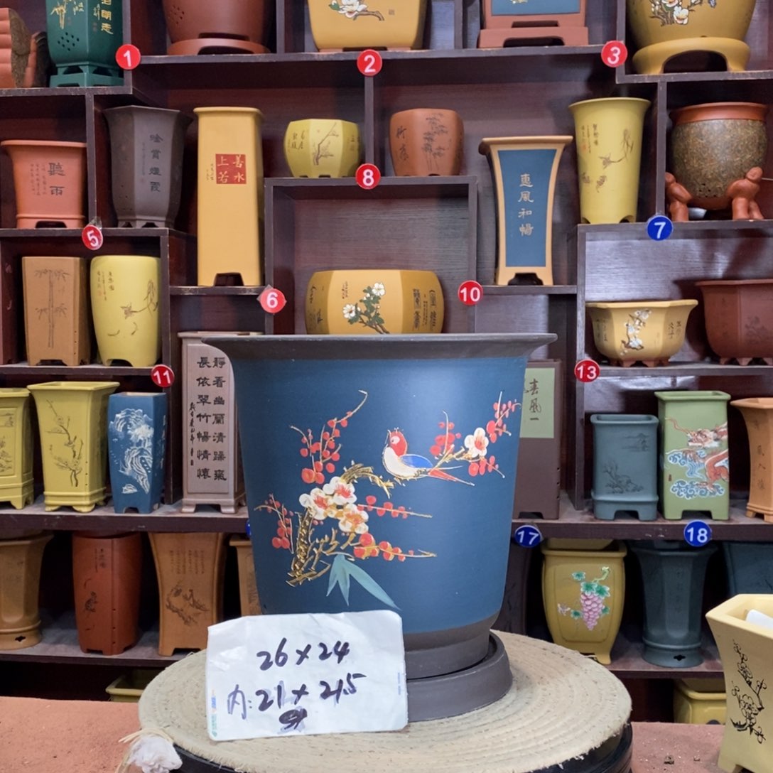 紫砂花盆紫砂艺术