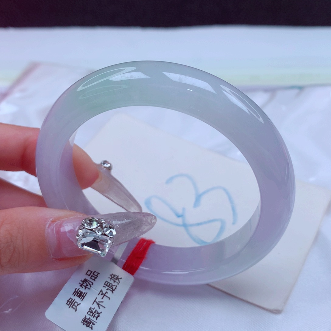 翡翠手镯未镶嵌天然缅甸翡翠A货手镯