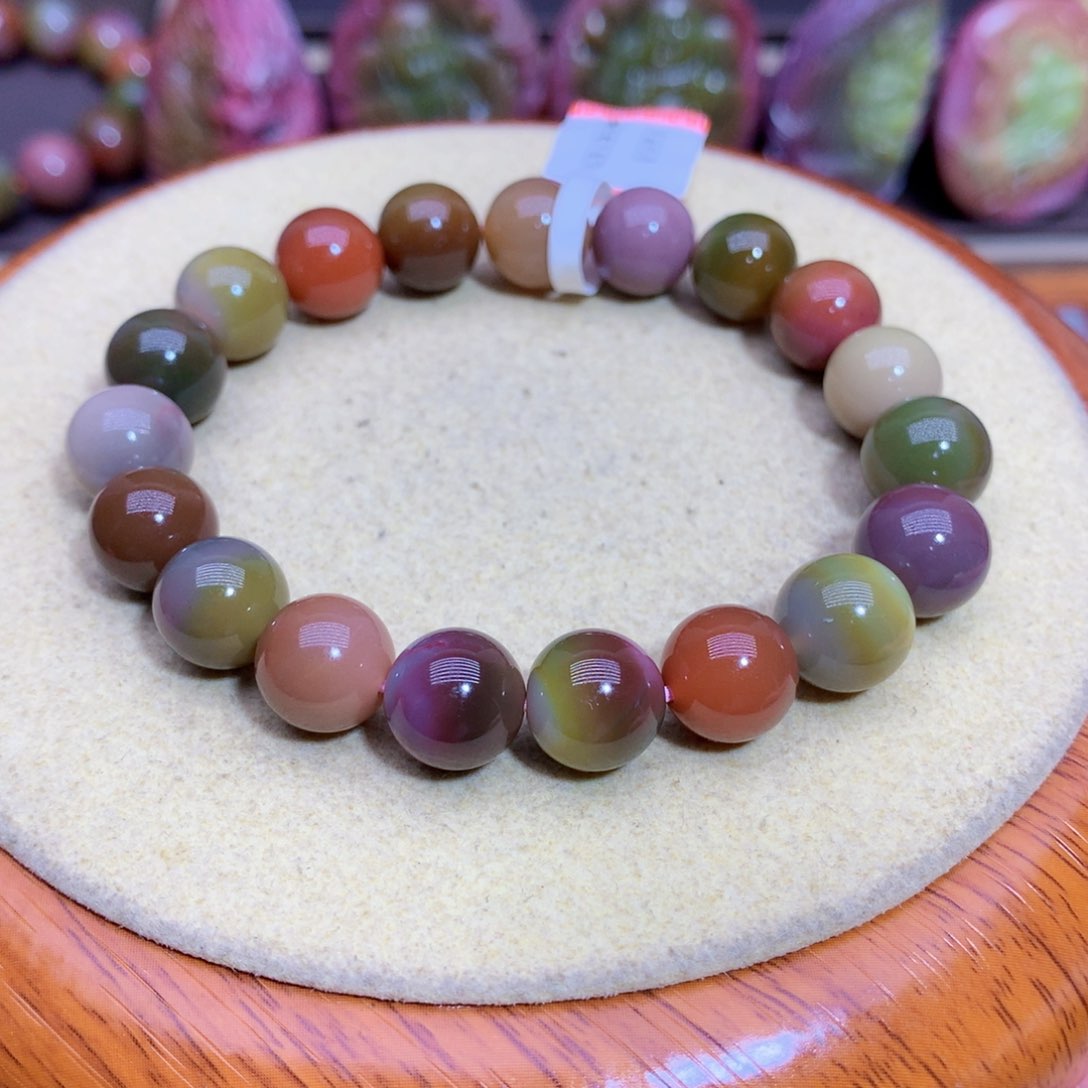 玛瑙手链未镶嵌盐源