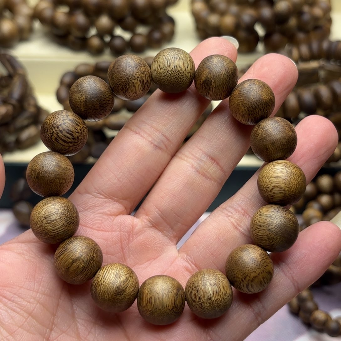 沉香手串?****卡1.4单圈12克多样性发一