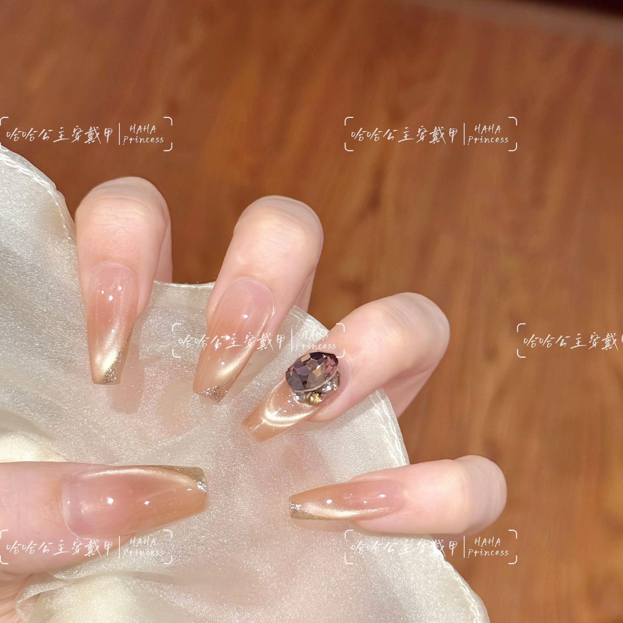 【相思】Haha princess纯手工穿戴甲10片-可重复佩戴-送工具包