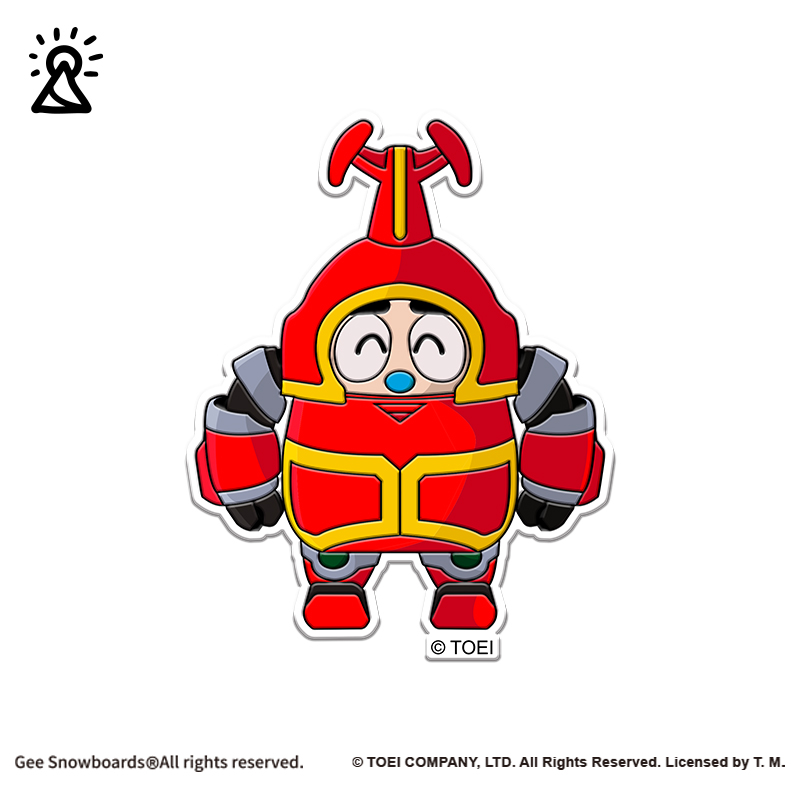 铁甲小宝 x Gee snowboards联名 滑雪板单板防滑贴3M耐低温防滑垫