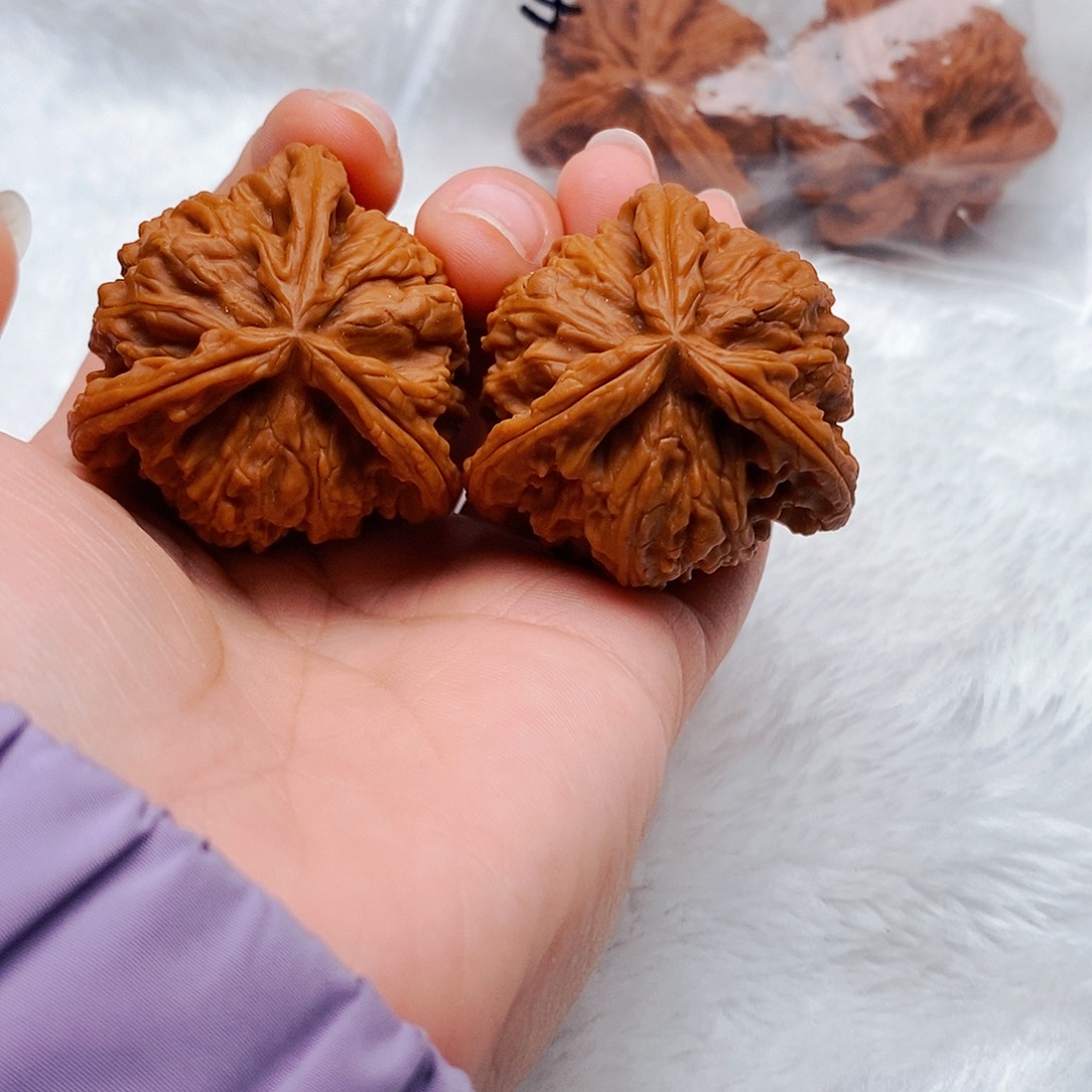 平***安吊坠文玩核桃三棱