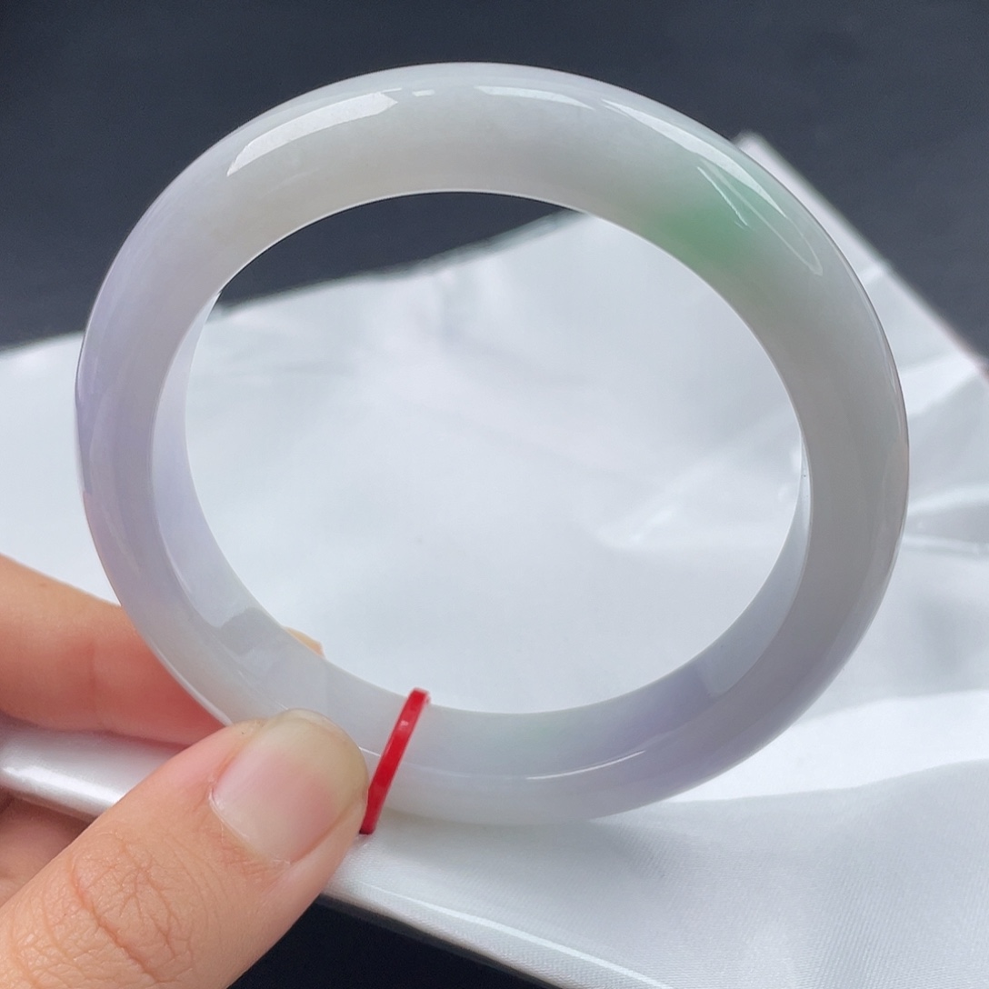 翡翠未镶嵌手镯58正圈