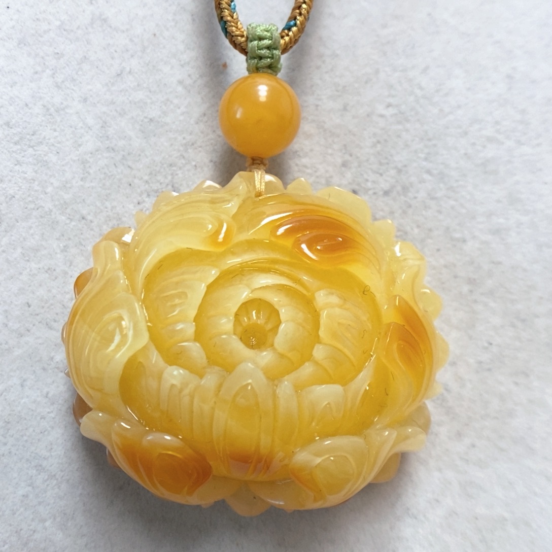 蜜蜡颈饰未镶嵌蜜蜡