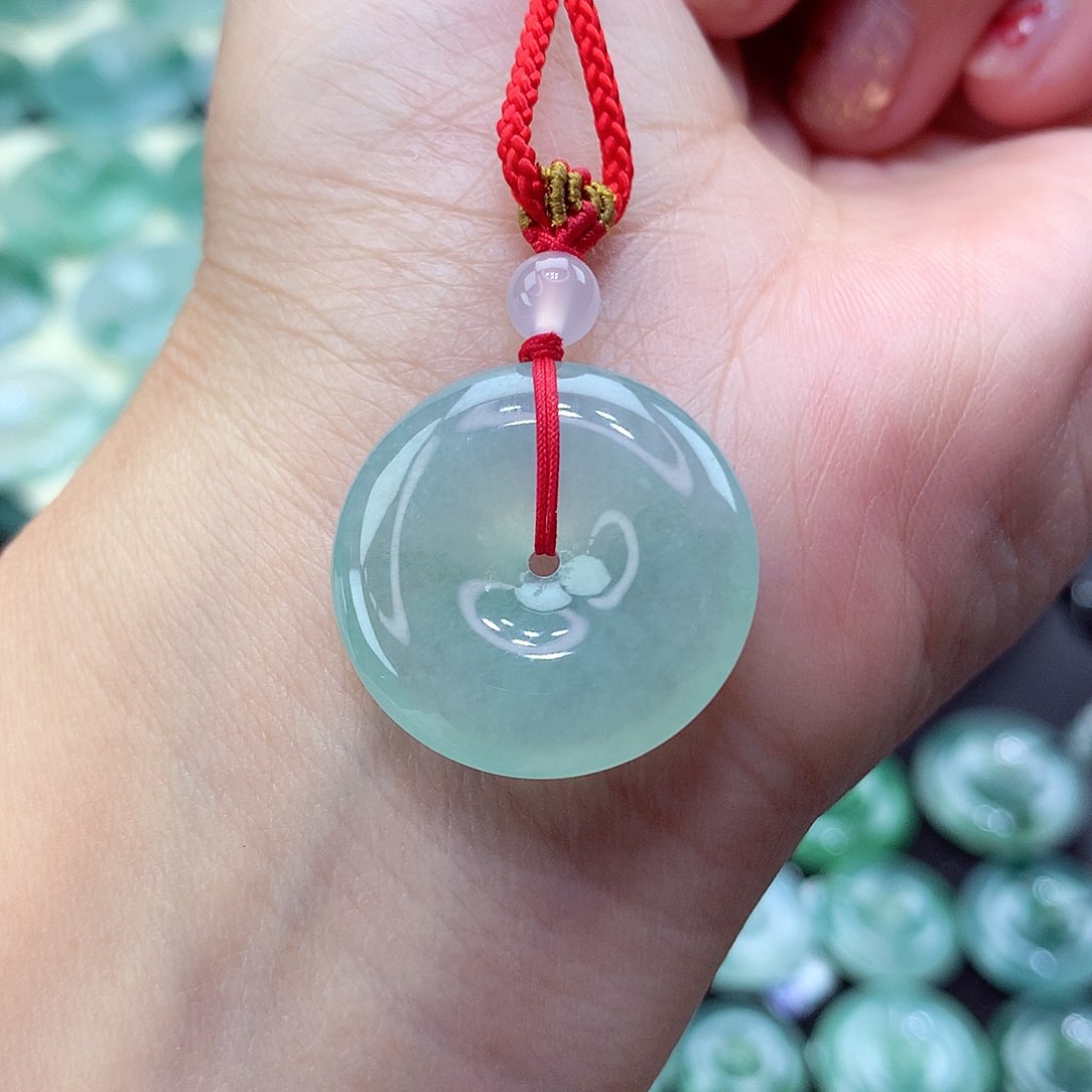 翡翠颈饰未镶嵌5尺寸22.6/4.8