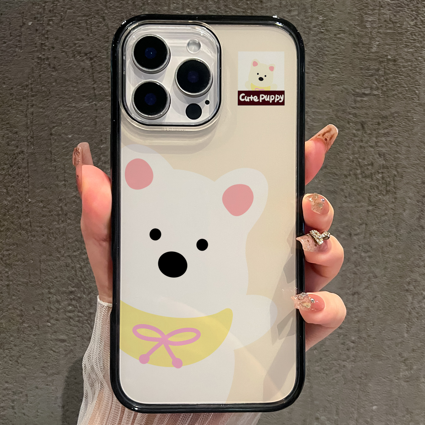 【AI键保护】围巾西高地适用苹果16promax手机壳iphone15新款14少女