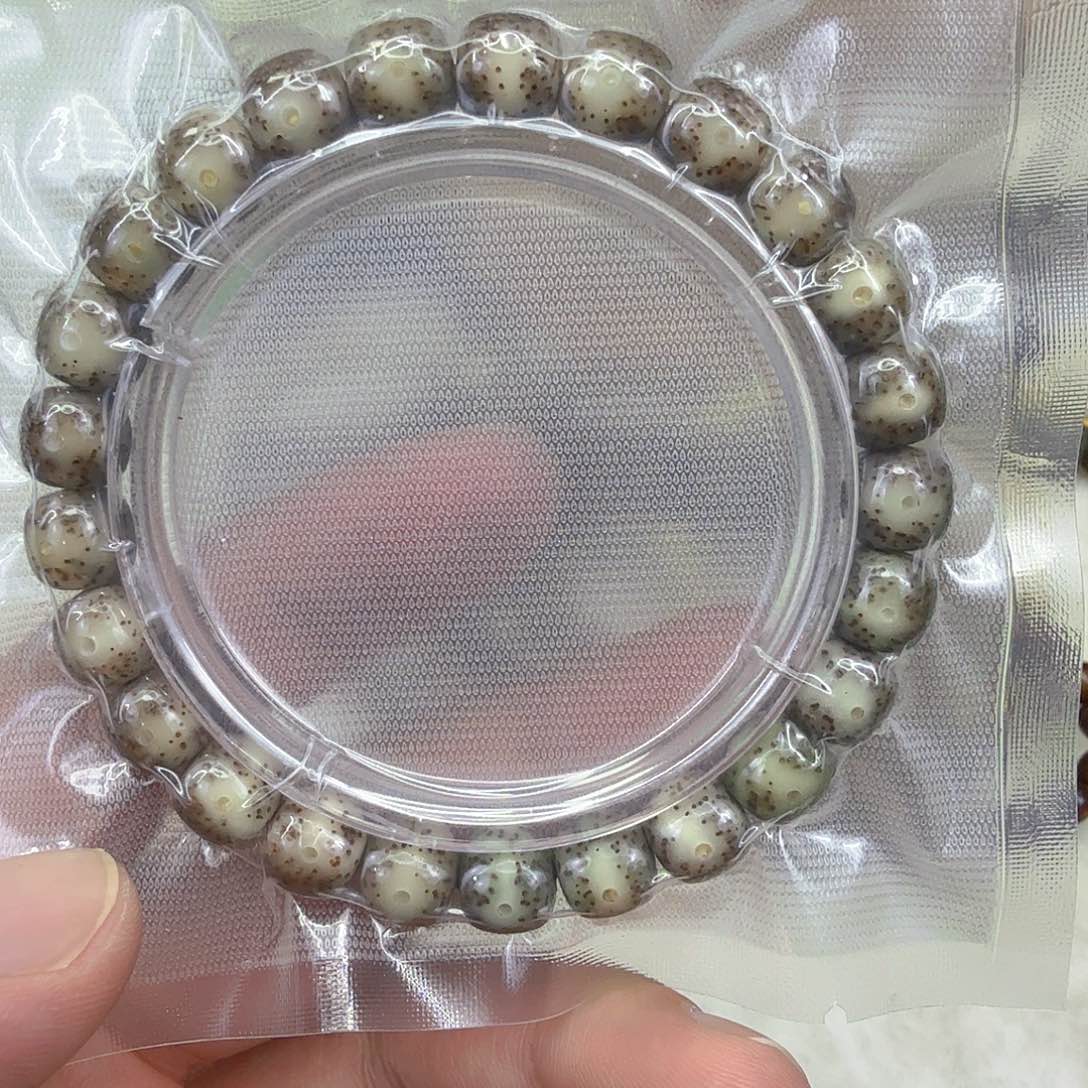 星月菩提手串12王者灰星月菩提单圈0.9