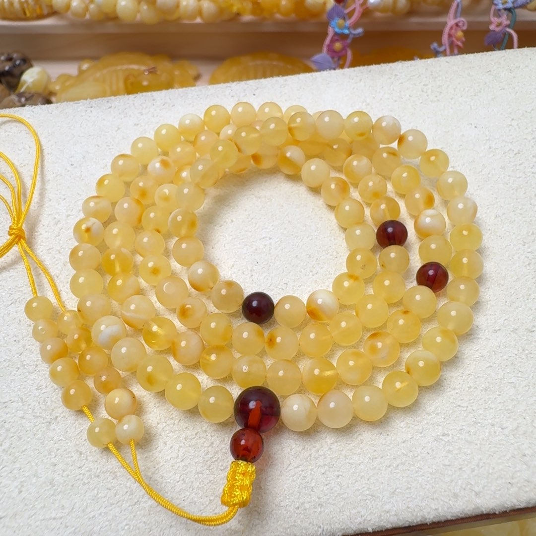 蜜蜡吊坠(赠链)未镶嵌5.8mm