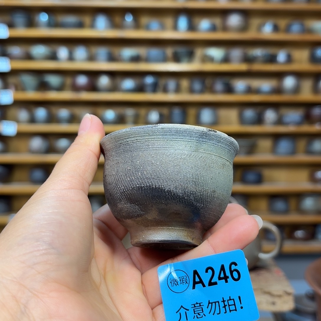 坭兴陶柴烧全手工原矿泥料杯