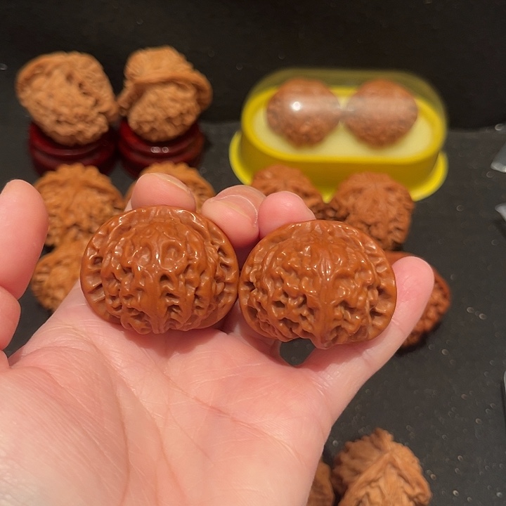 文玩核桃把件宫灯39