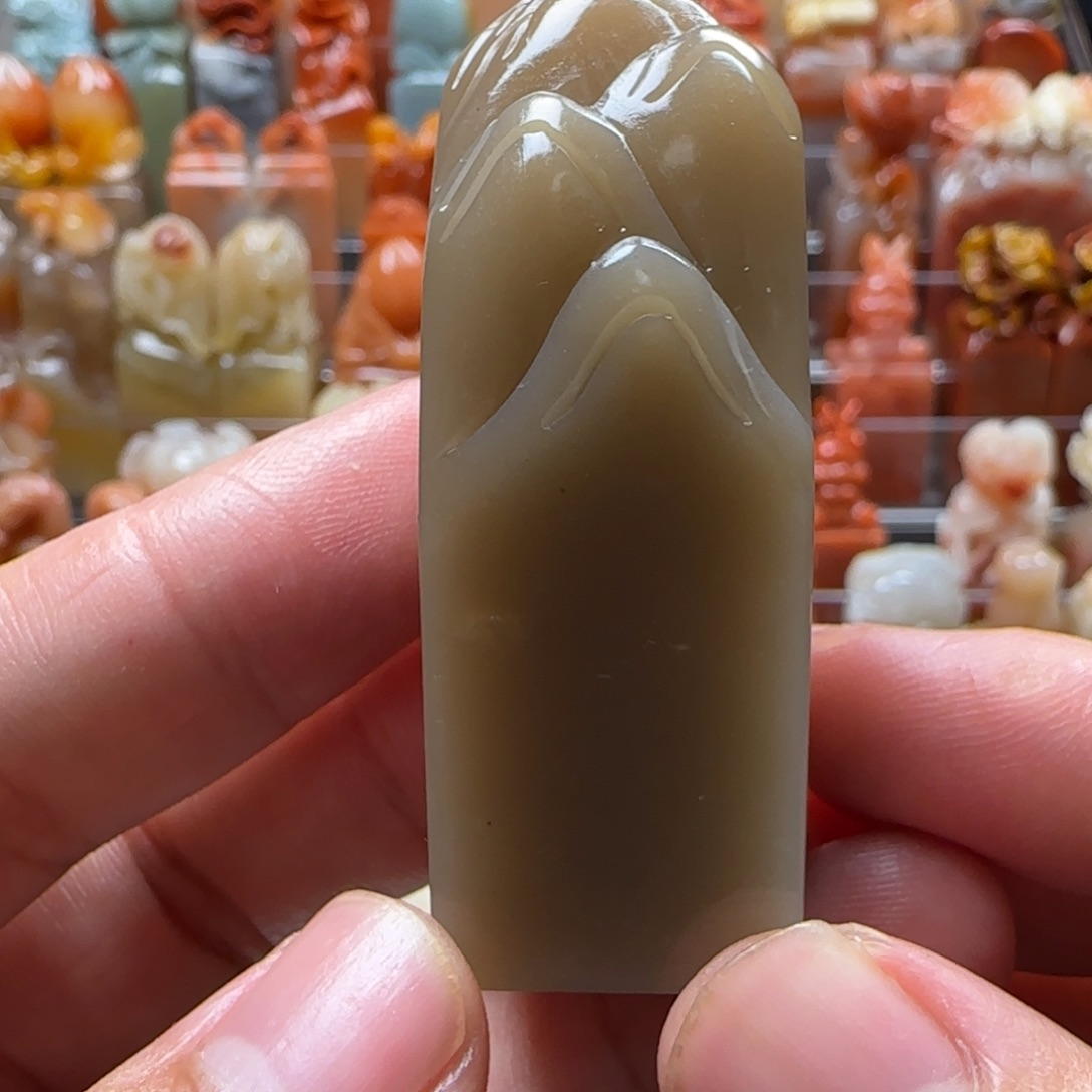 老挝石山水   2.1×5.8