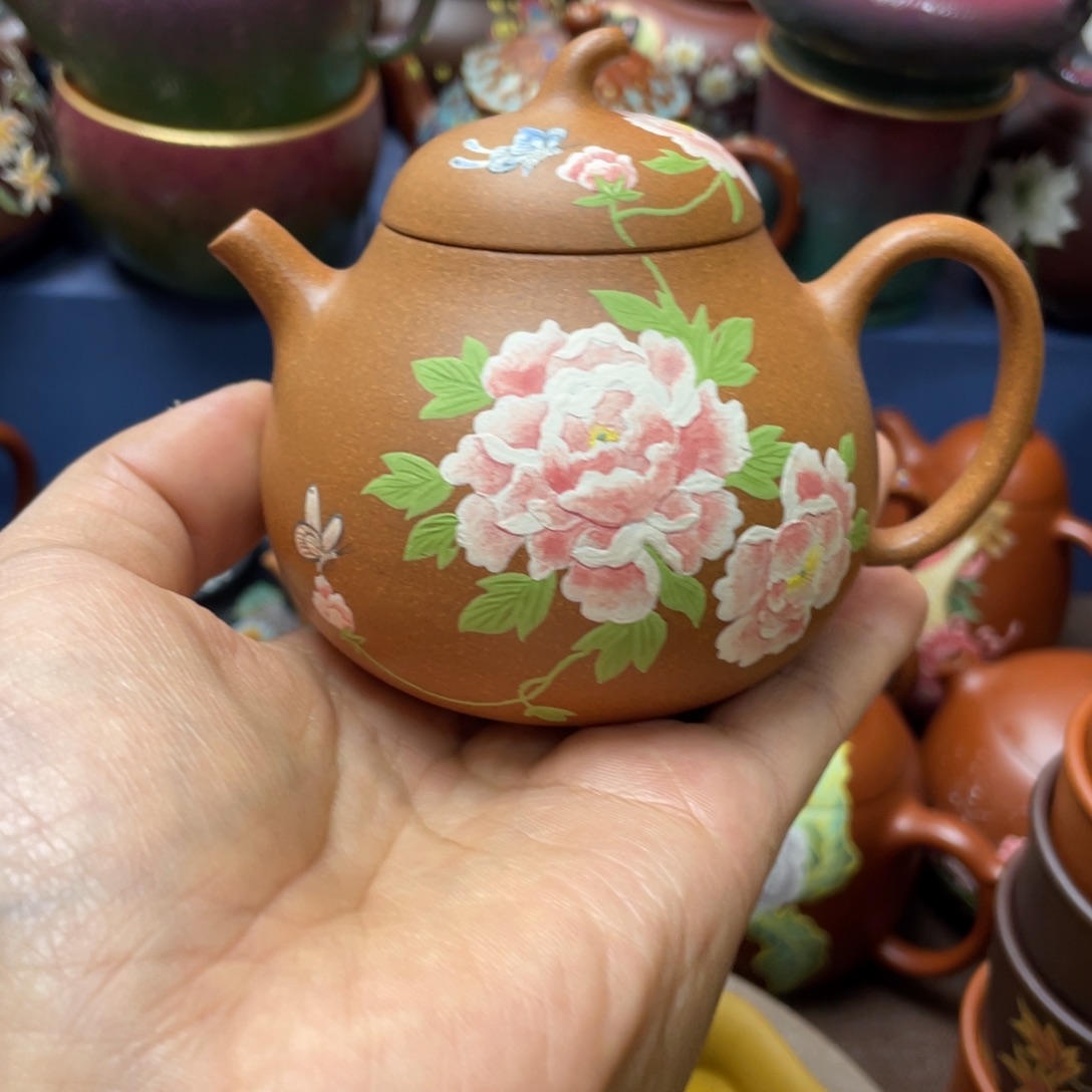 丹***红泥茶杯紫砂茶壶160cc