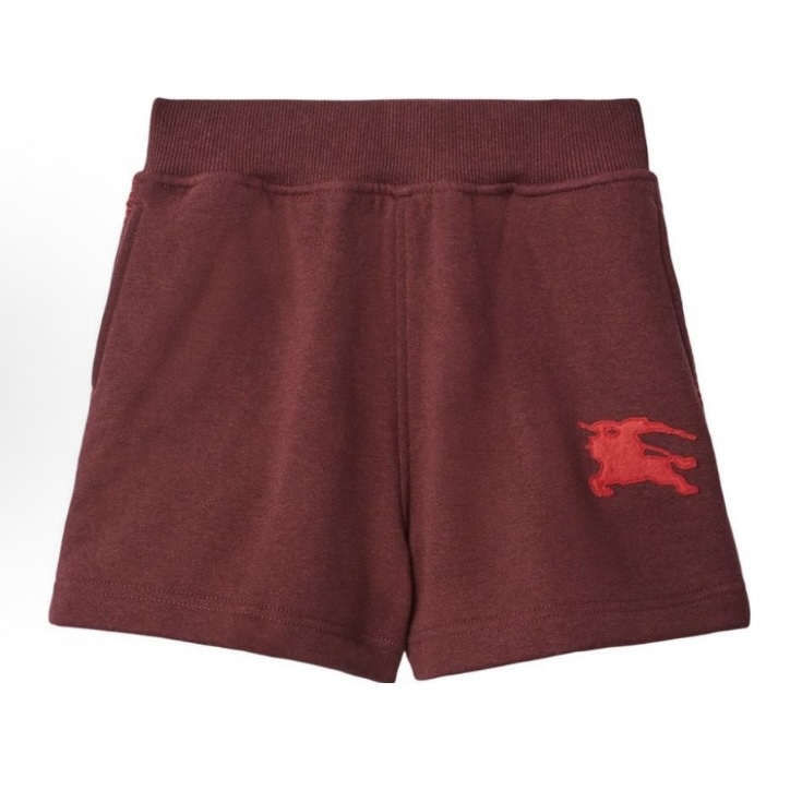 未使用 BURBERRY/博柏利 博柏利Logo刺绣棉质松紧腰短裤 