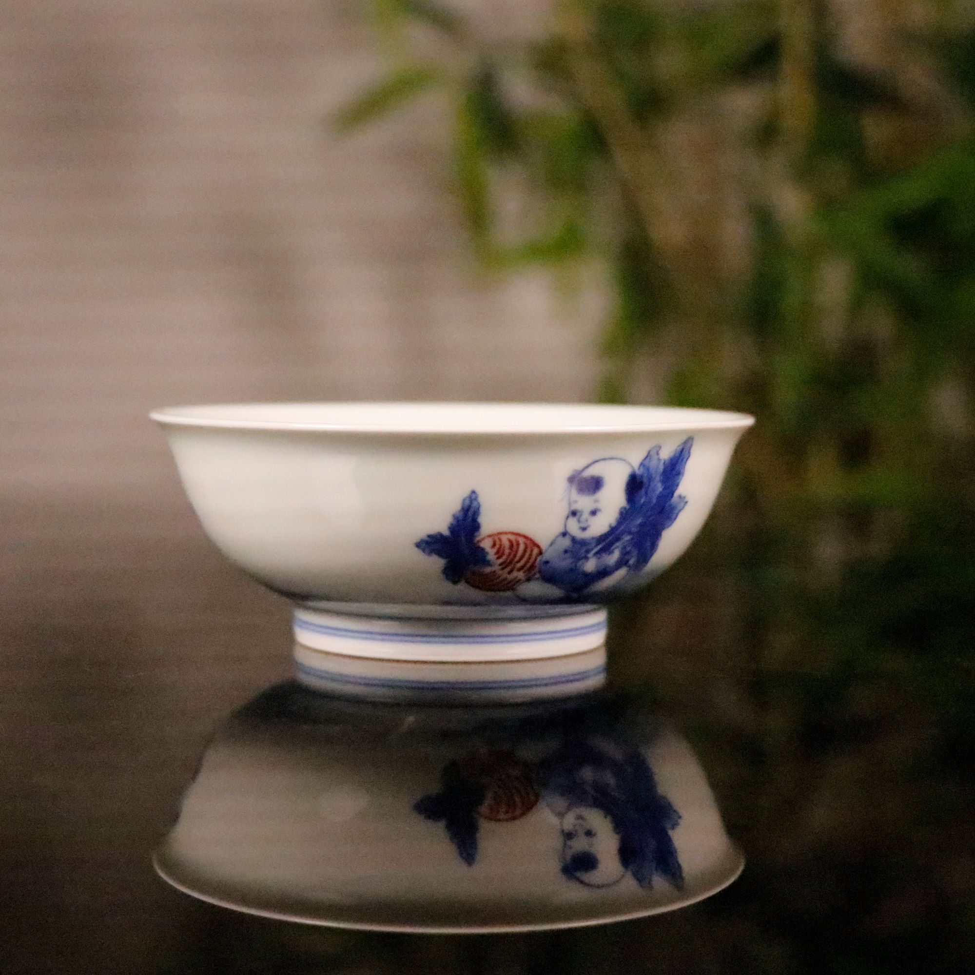 永明尚玩童子醒狮普洱杯手绘高端茶器茶杯家用