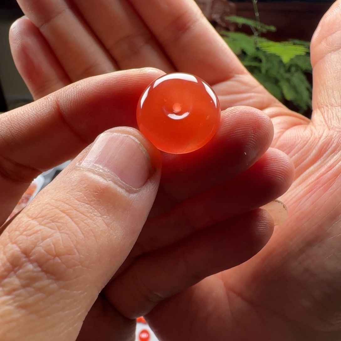 南红玛瑙未镶嵌17.6平安扣