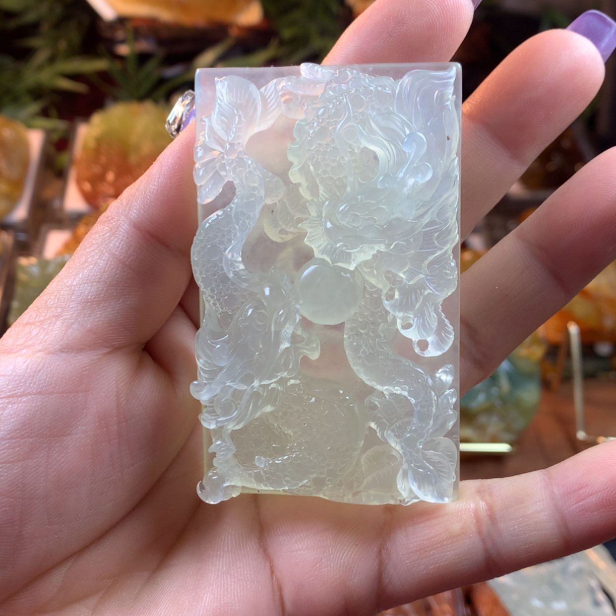 【闪购商品】蛇纹石玉颈饰未镶嵌