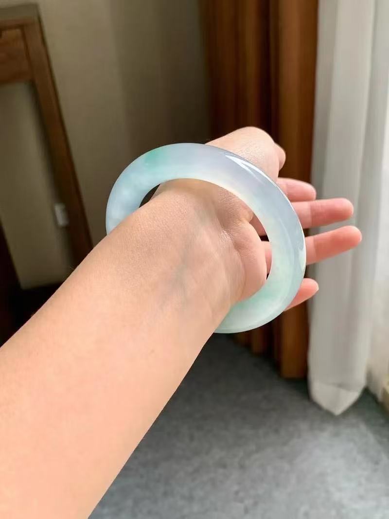 非金属亚克力手镯 女款时尚小清新胖圆白
