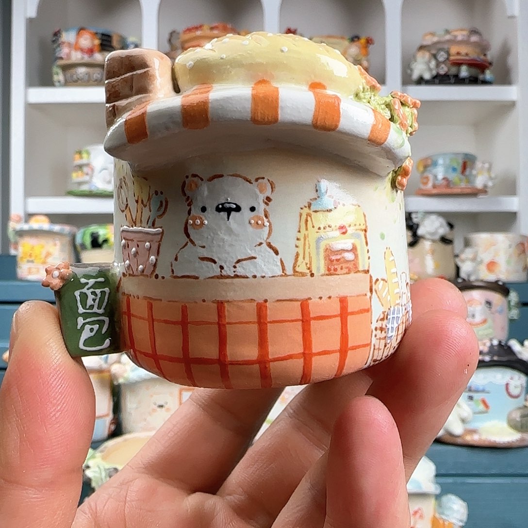 红陶多肉花盆：口径4.7 外高4.8