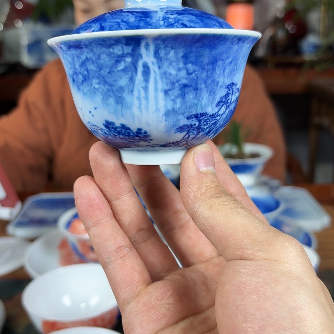 N**9王庆龙老师手绘陶瓷