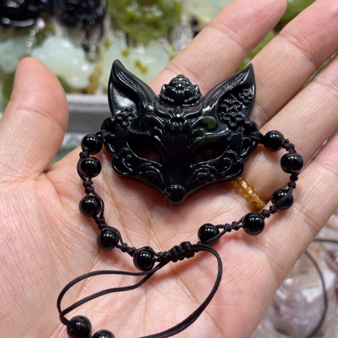 【闪购商品】岫玉颈饰未镶嵌59手牌