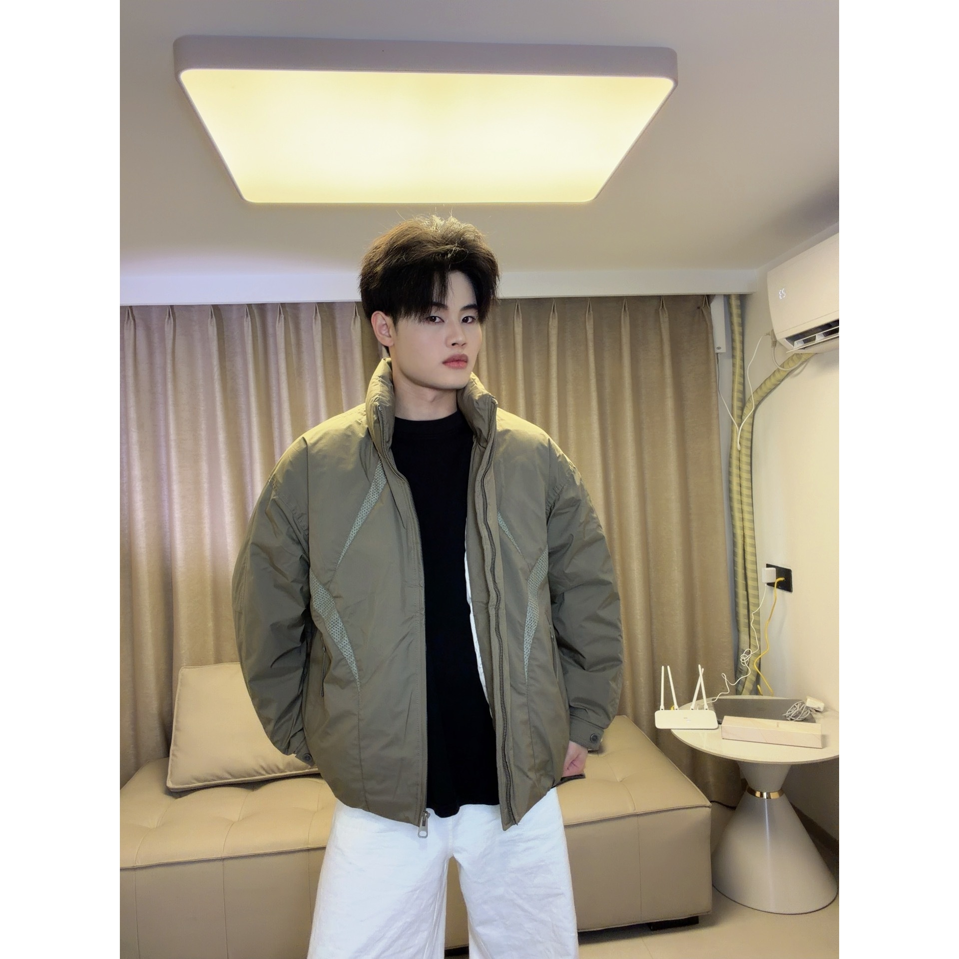 【大嘴专属】男士时尚冬款休闲男款时尚立领羽绒服外套8025