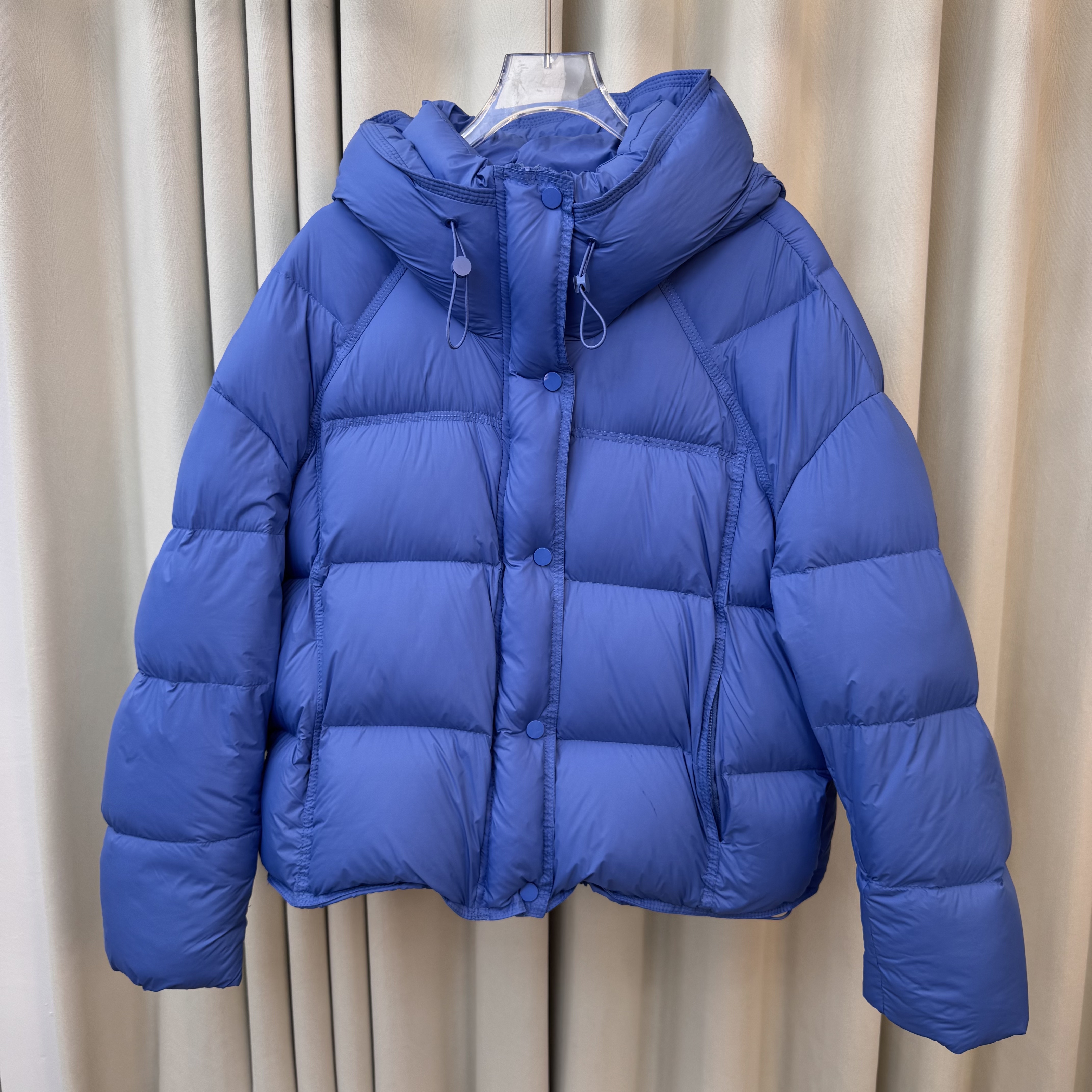 【新国标90绒】新款冬季短款休闲保暖连帽加厚女士羽绒服外套