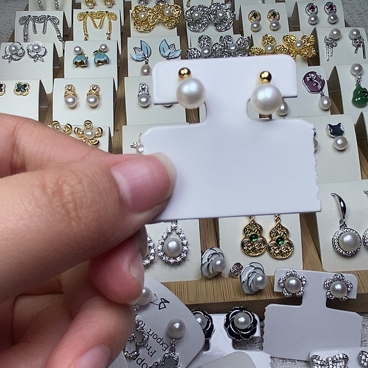 耳饰淡水珍珠银S925镶嵌