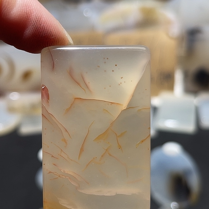 玛瑙/玉髓玉牌未镶嵌