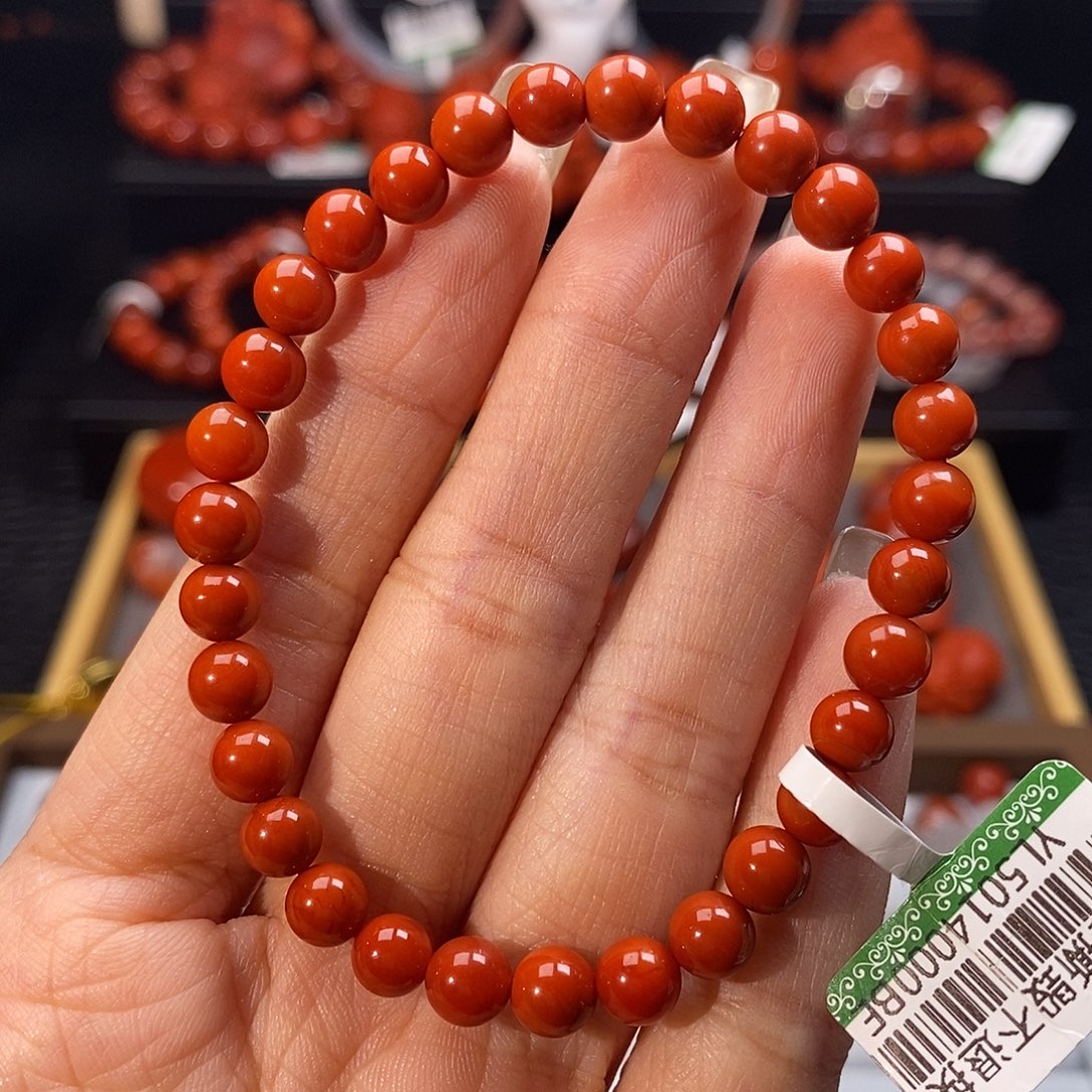 南红玛瑙未镶嵌四川凉山手串6mm