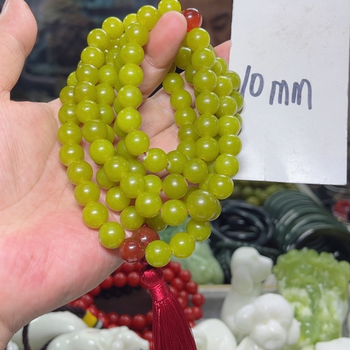 蛇纹石玉颈饰多样性发货未镶嵌