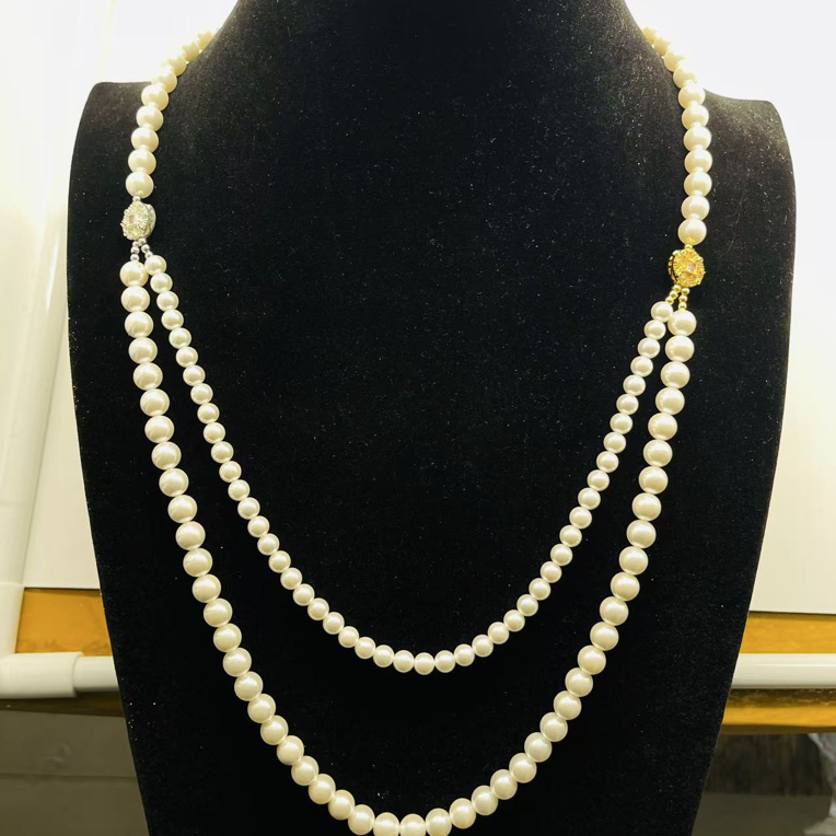 （双双甄选） A15精美时尚美人珠链约6-8mm 多样性发货