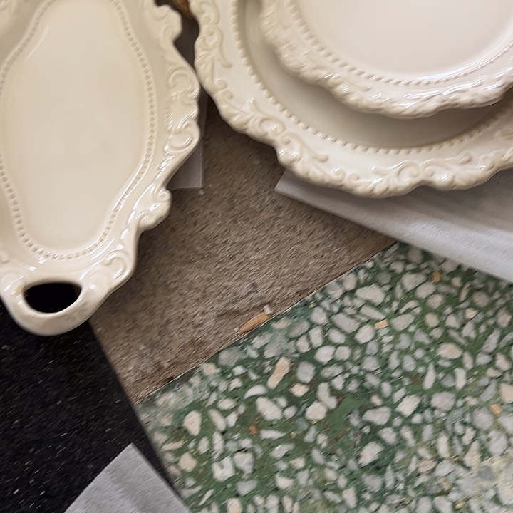 瓷片默认瑕疵商品浮雕3件套