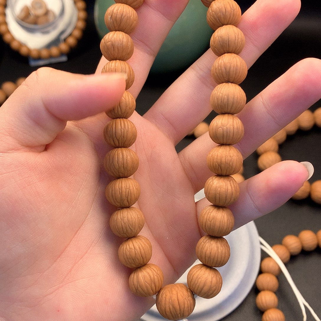 厉***铁猴头核桃手串12mm