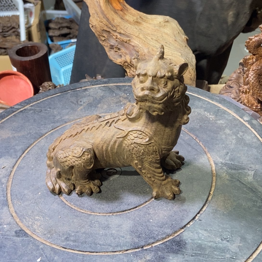 未***梦木成品瑕疵摆件放漏