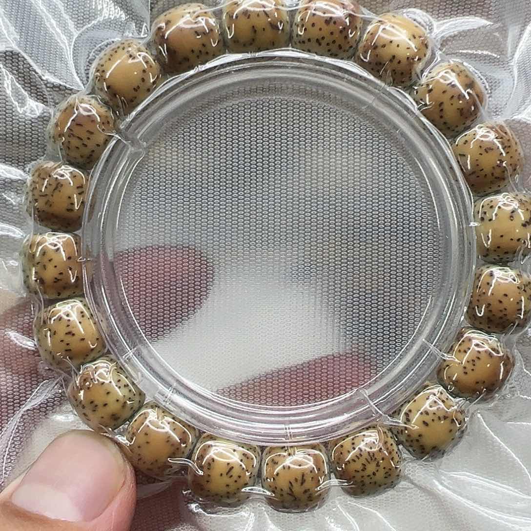 星月菩提手串172高端火烧云星月菩提单圈1.2