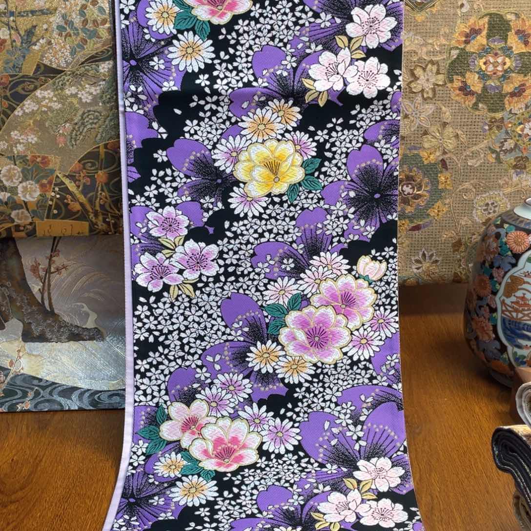 织绣全通唐织樱花纹